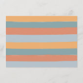 Groovy Baby Advice Retro Sunshine Baby shower Advieskaart (Achterkant)