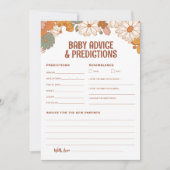 Groovy Baby Advies en voorspellingen Kaart (Voorkant)