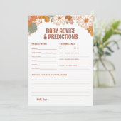 Groovy Baby Advies en voorspellingen Kaart (Staand voorkant)