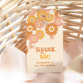 Groovy baby boho retro jaren 70 baby shower dank u cadeaulabel