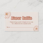 Groovy Baby Diaper Raffle Enclosure Kaart (Voorkant)