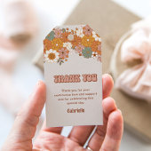 Groovy Baby Favor Tag Cadeaulabel