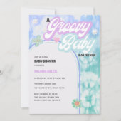 Groovy Baby Pastel Tie Dye Baby shower Kaart (Voorkant)