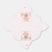 Groovy Baby Retro 70's Disco Ball Baby shower Bedankdoosjes (Uitgevouwen)