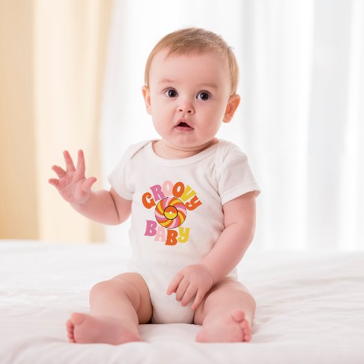 Groovy Baby Retro Baby Bodysuit