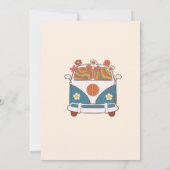 Groovy Baby Retro Rainbow Baby shower Party Kaart (Achterkant)