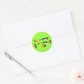 groovy baby ronde sticker (Envelop)