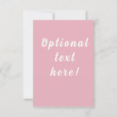 Groovy Baby shower, Boho Retro, 70's Vibe Kaart (Achterkant)