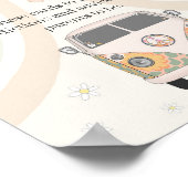 groovy baby shower retro 70s theme advice for baby poster (Hoek)