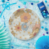 Groovy Baby shower Retro Party Borden Papieren Bordje (Feest)