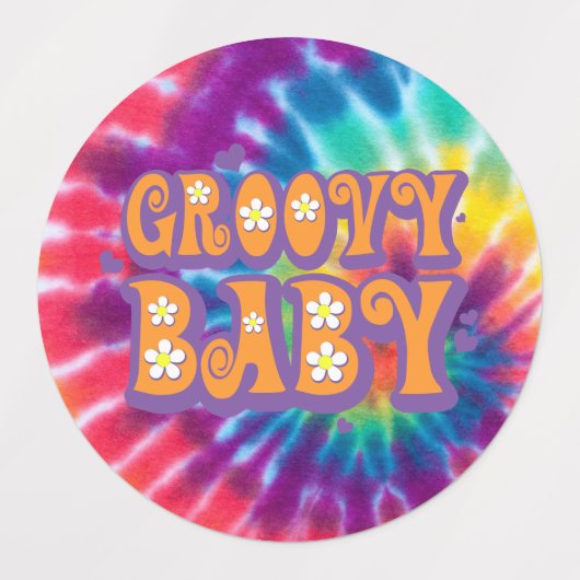 Groovy Baby Stickers (Design 2)