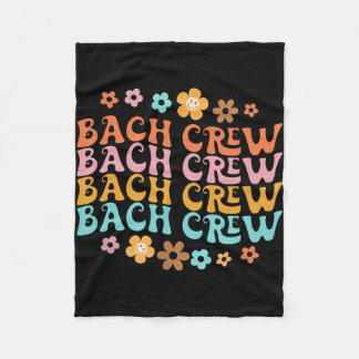 Groovy Bach Crew Grappige Bachelorette Bruidsfeest Fleece Deken