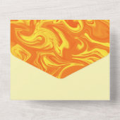 Groovy Bachelorette allemaal in één uitnodiging (Achterkant)