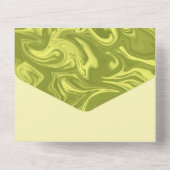 Groovy Bachelorette allemaal in één uitnodiging (Achterkant)