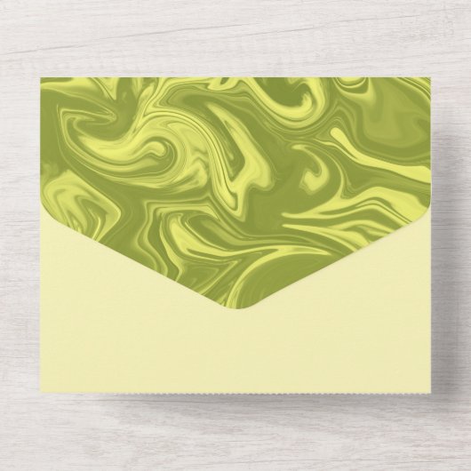 Groovy Bachelorette allemaal in één uitnodiging (Achterkant)