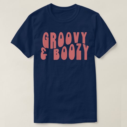 Groovy Bachelorette Bridal Bride Party Groovy en T-shirt (Design voorkant)