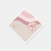 Groovy Bachelorette Disco servetten 70s Baby (Hoek)