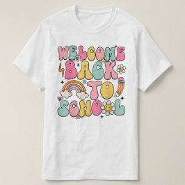 Groovy Back to School Shirt – Retro Rainbow Teache
