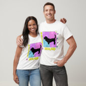 Groovy Basset Hound T-shirt (Unisex)
