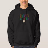 Groovy BE GROOVY NOT A BULLY Retro Anti Bullying C Hoodie (Voorkant)