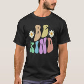 Groovy BE KIND Retro Stop Bullying Choose Kindness T-shirt (Voorkant)