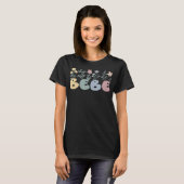 Groovy Bebe Grandmoeder Flowers Bebe Grandma T-shirt (Voorkant volledig)