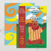 Groovy Beer 1960"s stijluitnodiging Kaart (Voorkant / Achterkant)