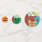 Groovy Beer Party Confetti (Voorkanten)