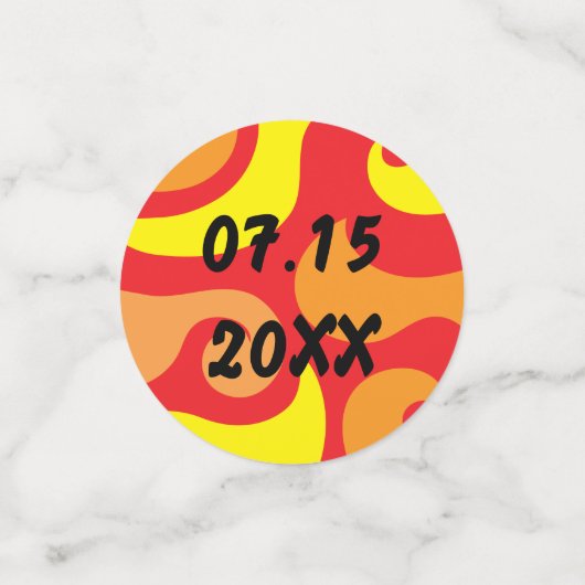 Groovy Beer Party Confetti (Kleine voorkant)