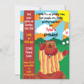 Groovy Beer Party Magnetische uitnodiging (Voorkant)