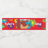 Groovy Beer waterflesetiket Waterfles Etiket (Enkel label)