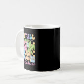 Groovy Behandel alle konijnen met vriendelijkheid  Koffiemok (Voorkant links)