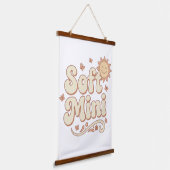 Groovy bijpassende gezins kleding hangend wandkleed (Gebogen)