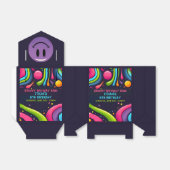 Groovy Birthday Bash Bedankdoosjes (Uitgevouwen)