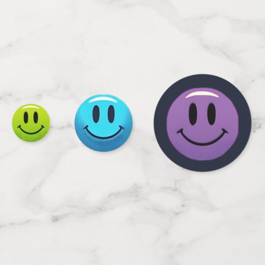 Groovy Birthday Bash Confetti (Achterkanten)