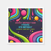 Groovy Birthday Bash Servet (Voorkant)