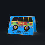 GrOoVy BiRtHDay Kaart<br><div class="desc">Groovy! Deze kaart is volledig aanpasbaar. Voorzijde: Nog steeds groovy na al die jaren! Binnenin: Fijne verjaardag! Personaliseer zoals je wilt! VRAGEN? REGELLA@ROCKETMAIL.COM</div>