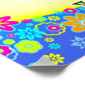 Groovy Birthday Party Poster (Hoek)