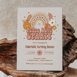 Groovy Birthday Uitnodiging