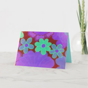 Groovy Birthday Wenskaart-Retro Kaart