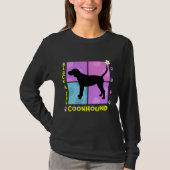 Groovy Black en Tan Coonhound T-shirt (Voorkant)