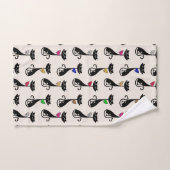 Groovy Black Hep Cats Bad Handdoek (Handdoek)