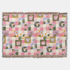 Groovy Bloem Jungle Print Deken