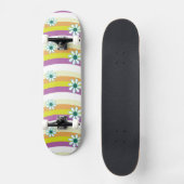 Groovy Bloemen Skateboard Patroon (Voorkant)