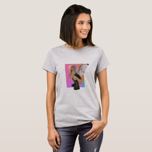 Groovy Blond Angel T-shirt (Voorkant volledig)