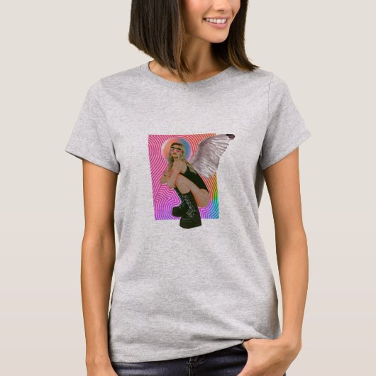 Groovy Blond Angel T-shirt (Voorkant)