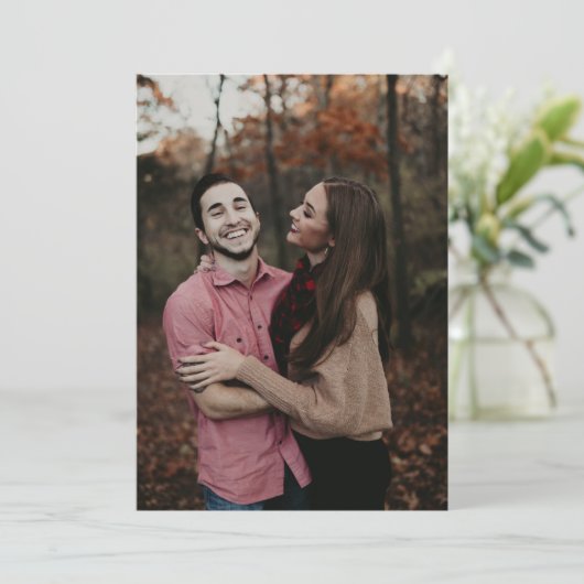 Groovy Bloom Acrylic Uitnodiging Laagjes Technique (Staand voorkant)