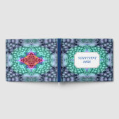 Groovy Blue Fractal Kaleidoscope Gastenboek (Volledig)