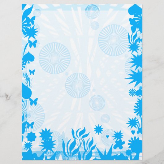Groovy Blue Fun Cool Unieke Design Kunst (Voorkant)