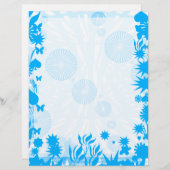 Groovy Blue Fun Cool Unieke Design Kunst (Voorkant / Achterkant)